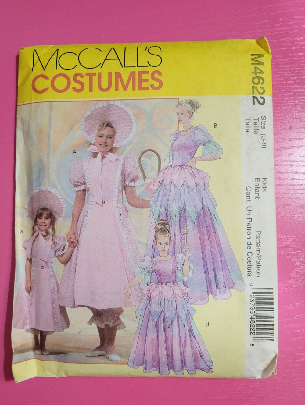 McCall's Costumes Kids Princess Dress Sewing Pattern M4622 Size 3-8 (0985)